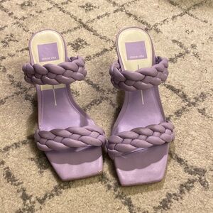 Lavender dolce vita braided women’s heel